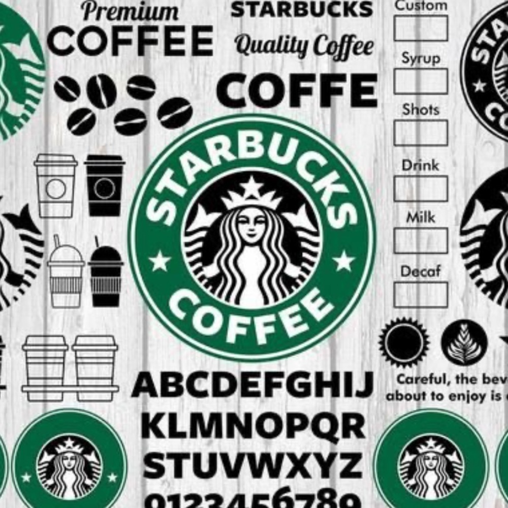 Starbucks tumbler for the live show.